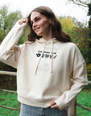 Gardening Club Embroidered Boxy Organic Cotton Hoodie