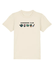 Gardening Club Embroidered Organic Cotton Childrens T-Shirt