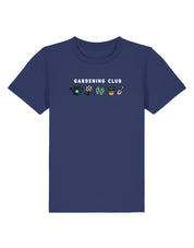 Gardening Club Embroidered Organic Cotton Childrens T-Shirt