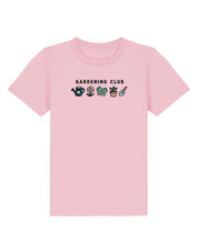 Gardening Club Embroidered Organic Cotton Childrens T-Shirt