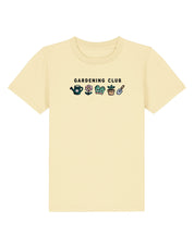 Gardening Club Embroidered Organic Cotton Childrens T-Shirt