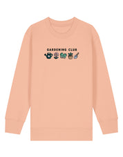 Gardening Club Embroidered Organic Cotton Childrens Sweatshirt