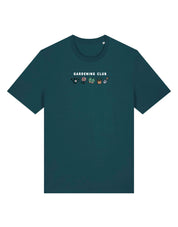 Gardening Club Embroidered Organic Cotton T-Shirt
