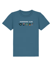 Gardening Club Embroidered Organic Cotton Childrens T-Shirt