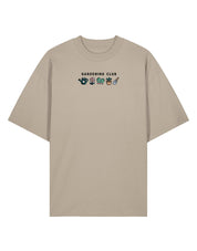 Gardening Club Embroidered Oversized Organic Cotton Tee