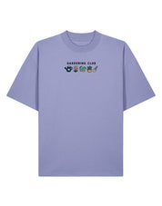 Gardening Club Embroidered Oversized Organic Cotton Tee
