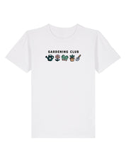 Gardening Club Embroidered Organic Cotton Childrens T-Shirt
