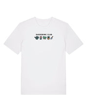Gardening Club Embroidered Organic Cotton T-Shirt