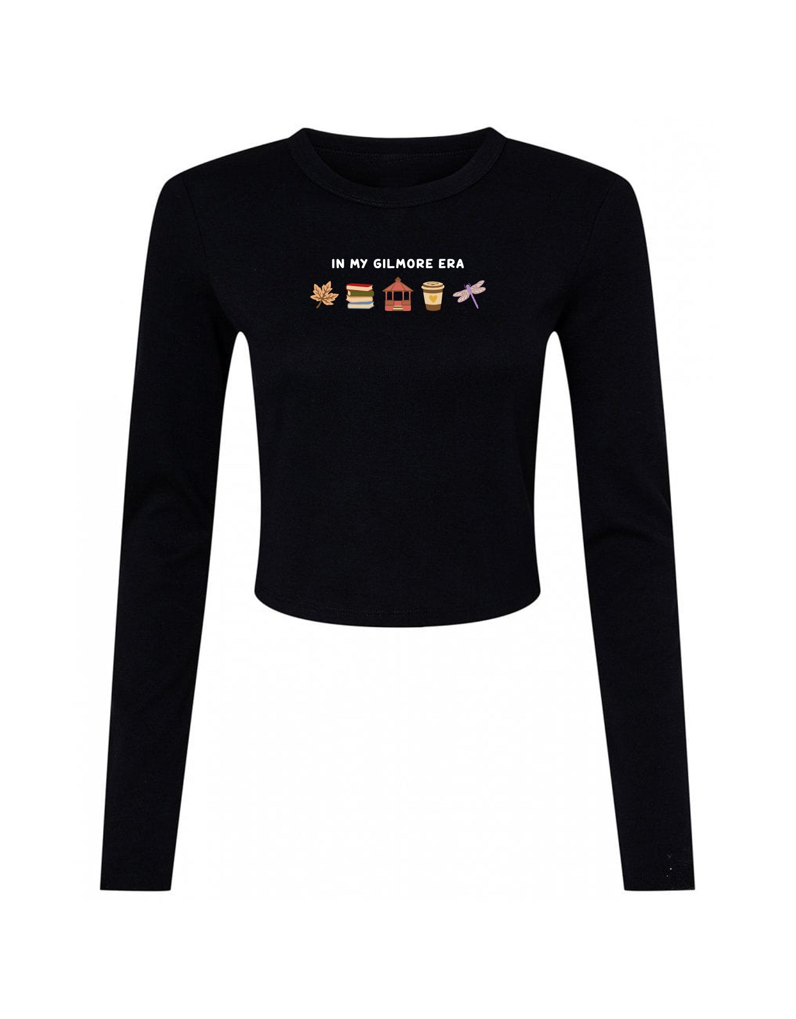 Gilmore Era Embroidered Micro Rib Long Sleeved Tee