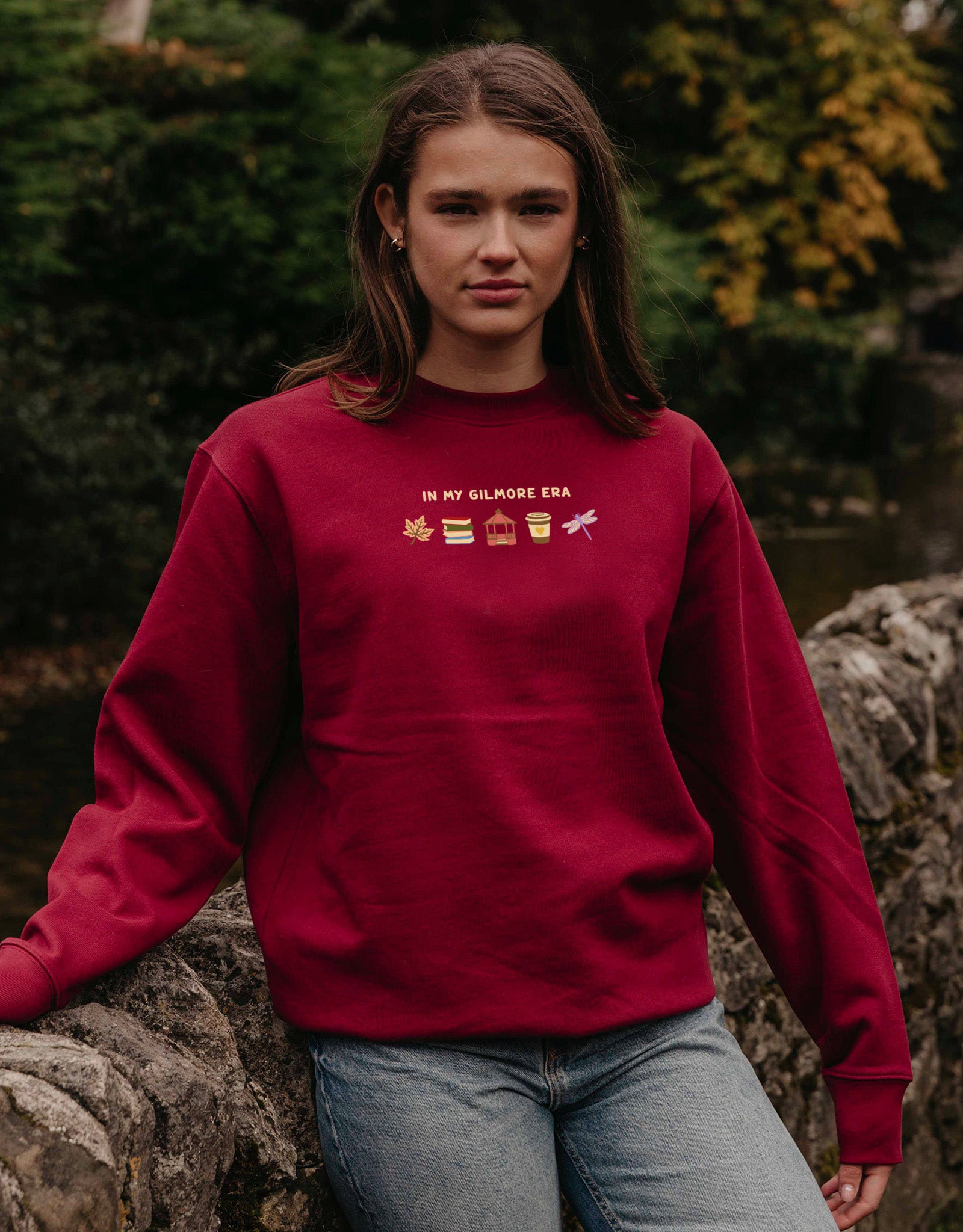 Gilmore Era Embroidered Organic Cotton Sweatshirt