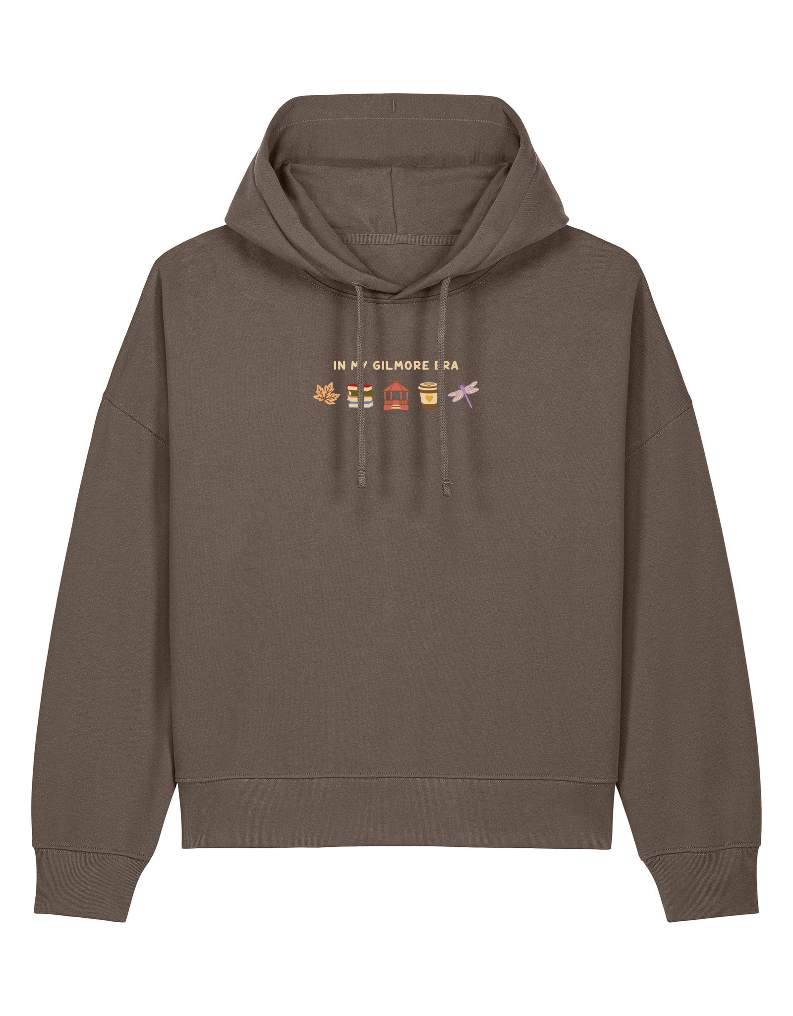 Gilmore Era Embroidered Boxy Organic Cotton Hoodie