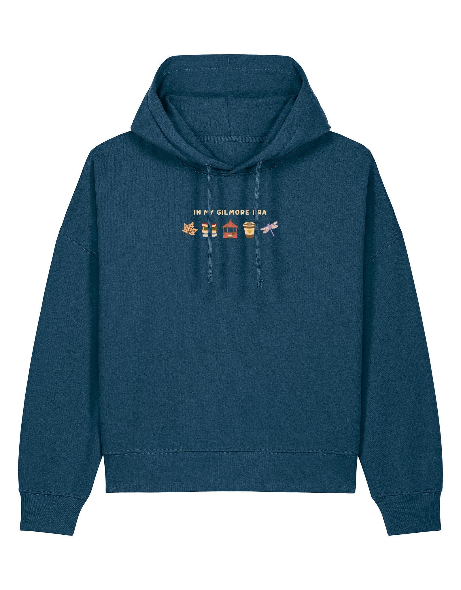 Gilmore Era Embroidered Boxy Organic Cotton Hoodie