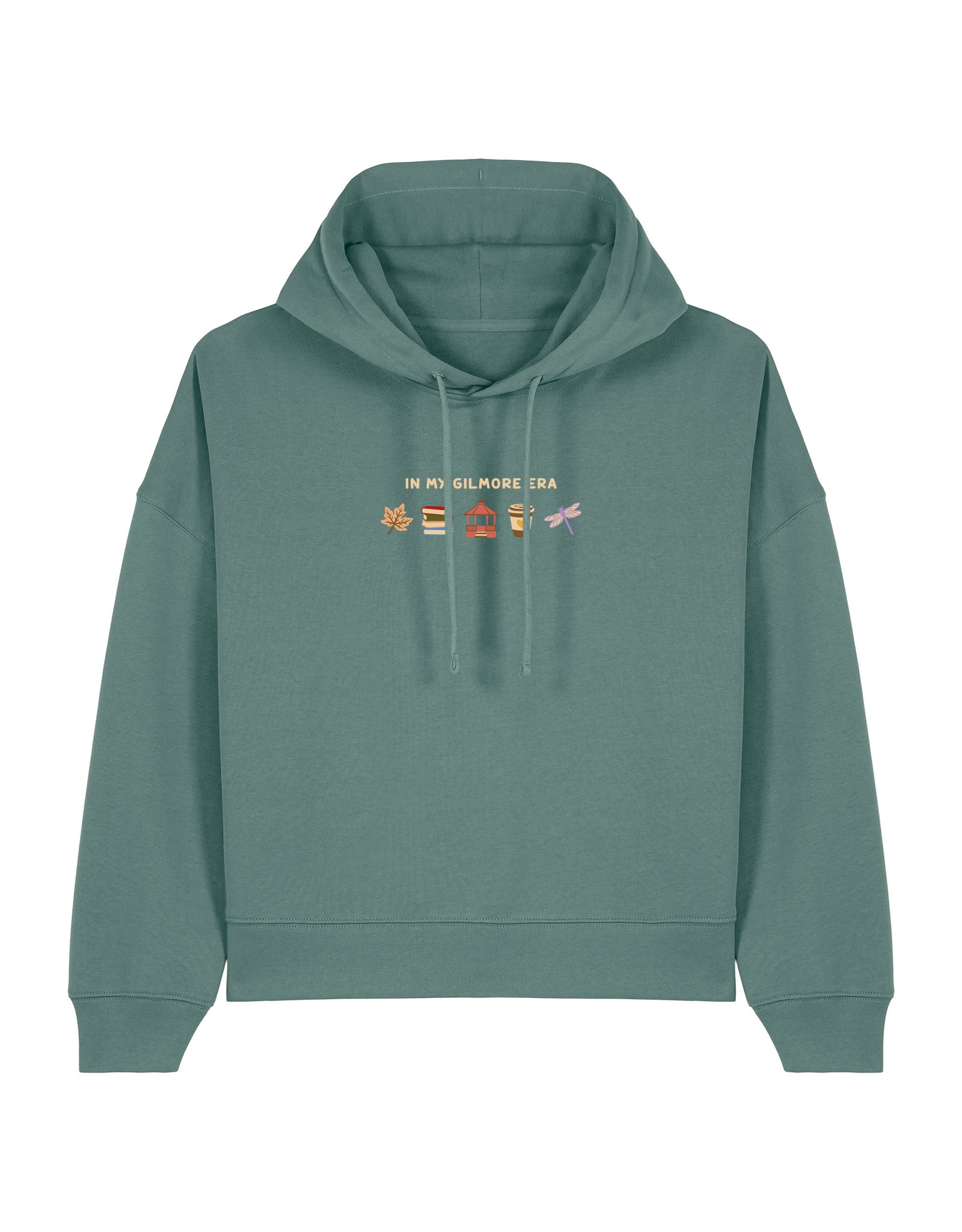 Gilmore Era Embroidered Boxy Organic Cotton Hoodie