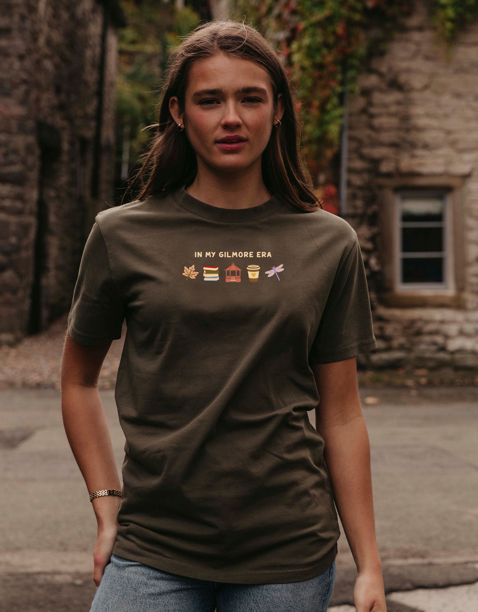 Gilmore Era Embroidered Organic Cotton T-Shirt