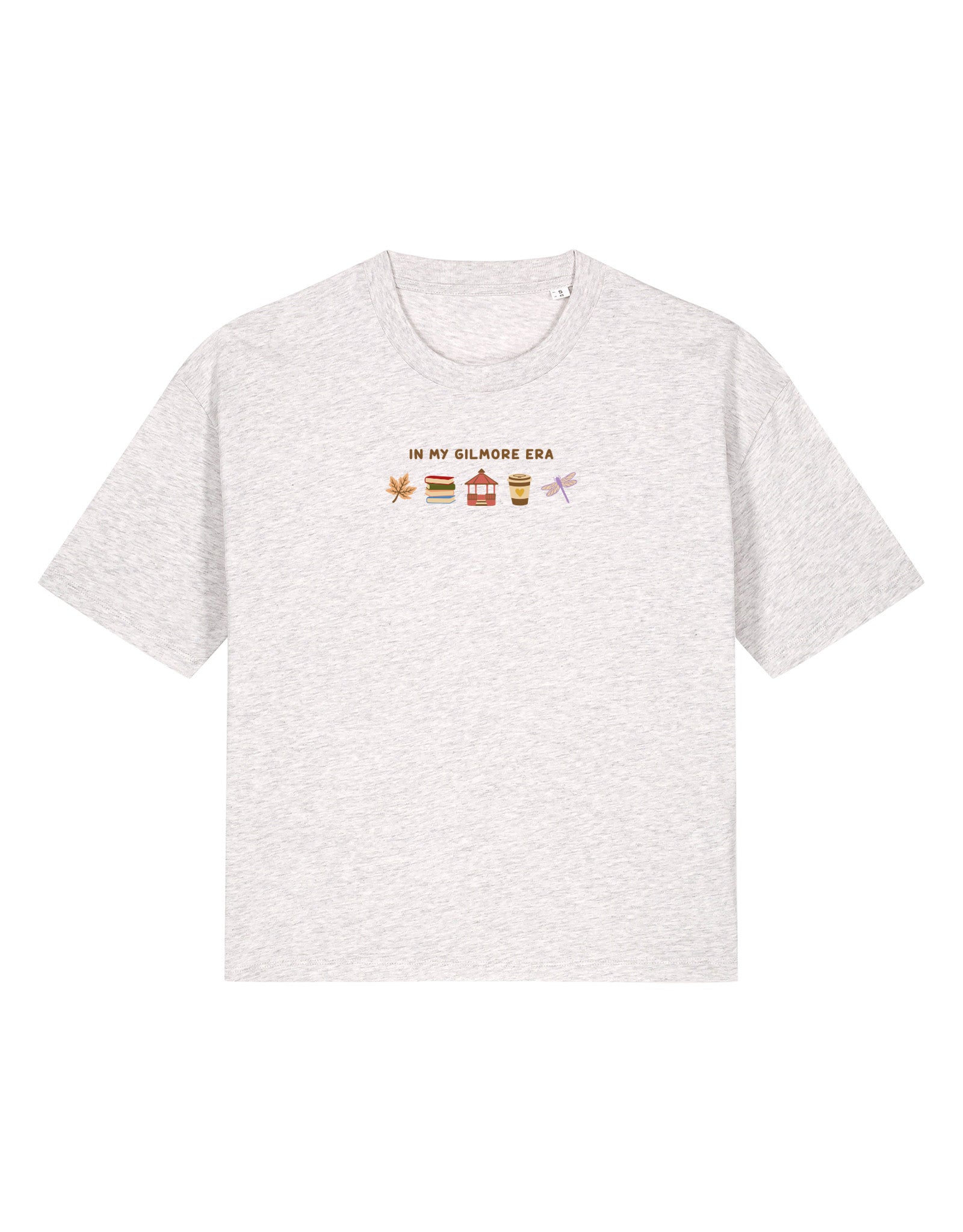 Gilmore Era Embroidered Boxy Organic Cotton Tee