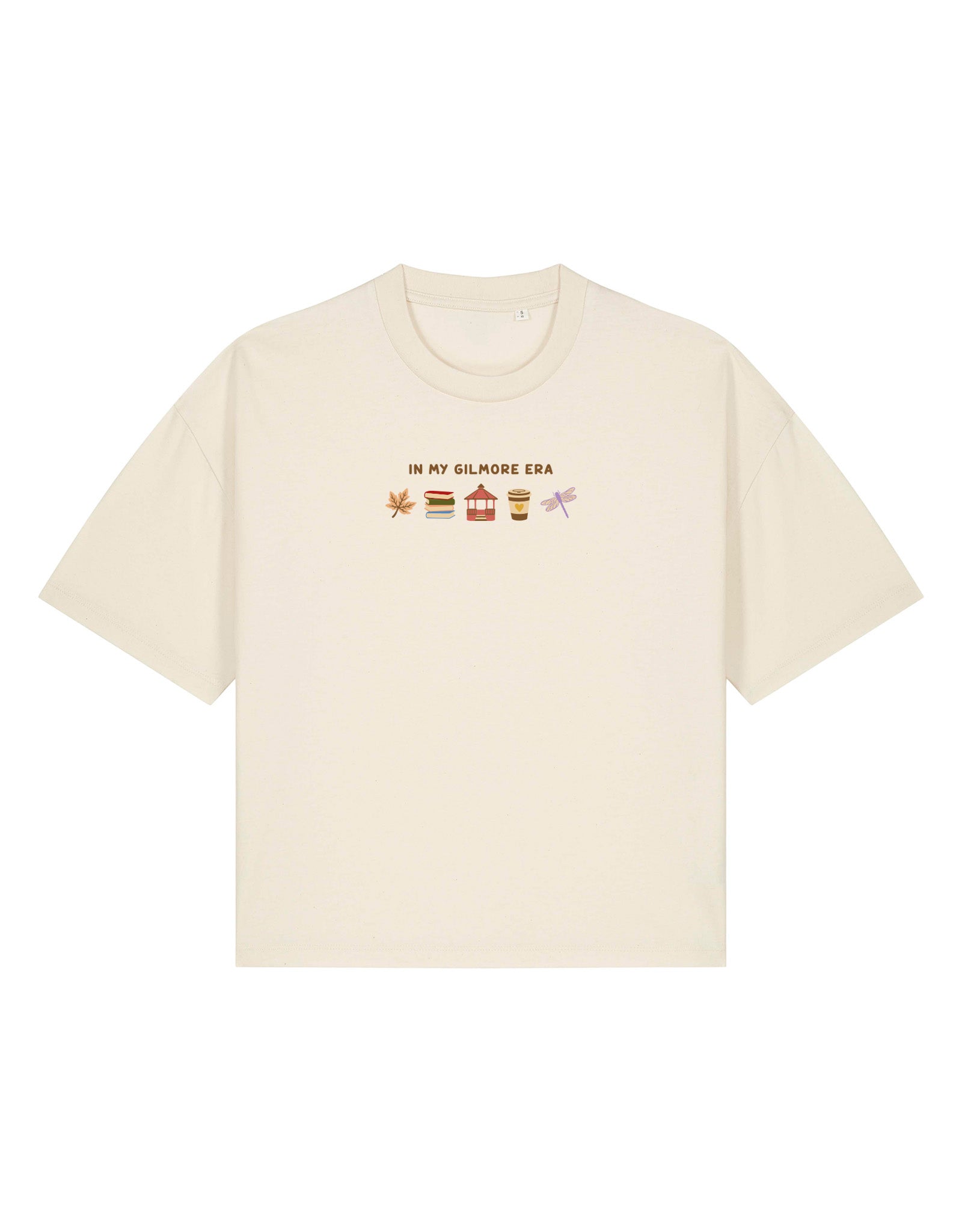 Gilmore Era Embroidered Boxy Organic Cotton Tee