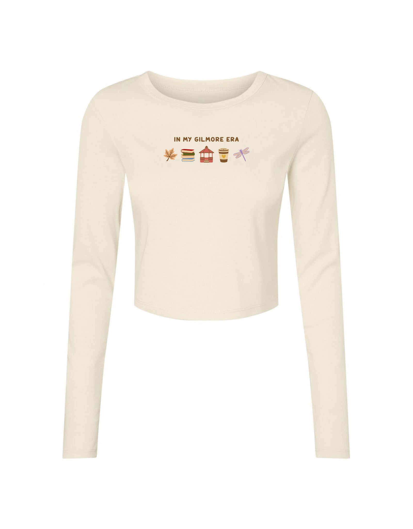 Gilmore Era Embroidered Micro Rib Long Sleeved Tee