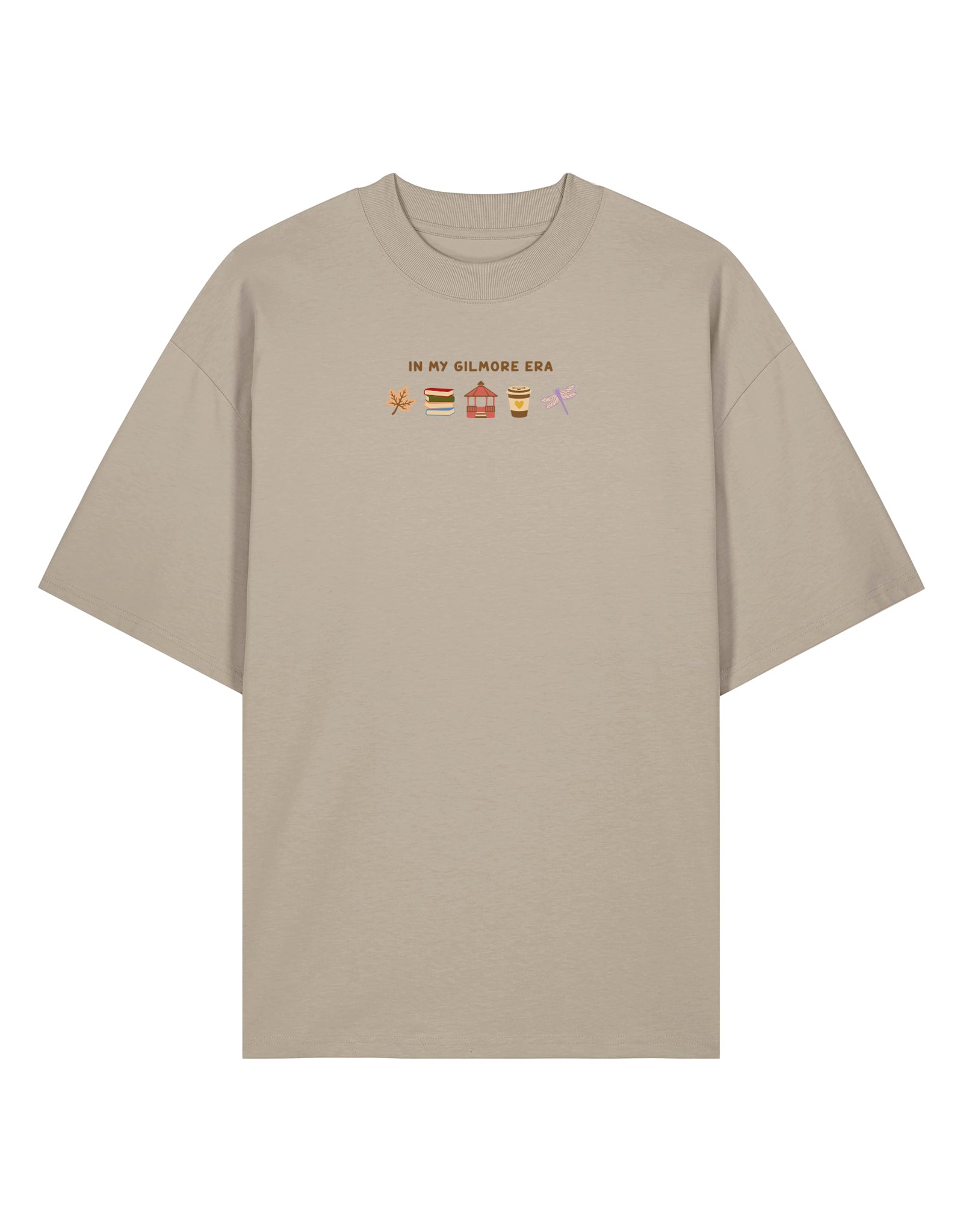 Gilmore Era Embroidered Oversized Organic Cotton T-Shirt