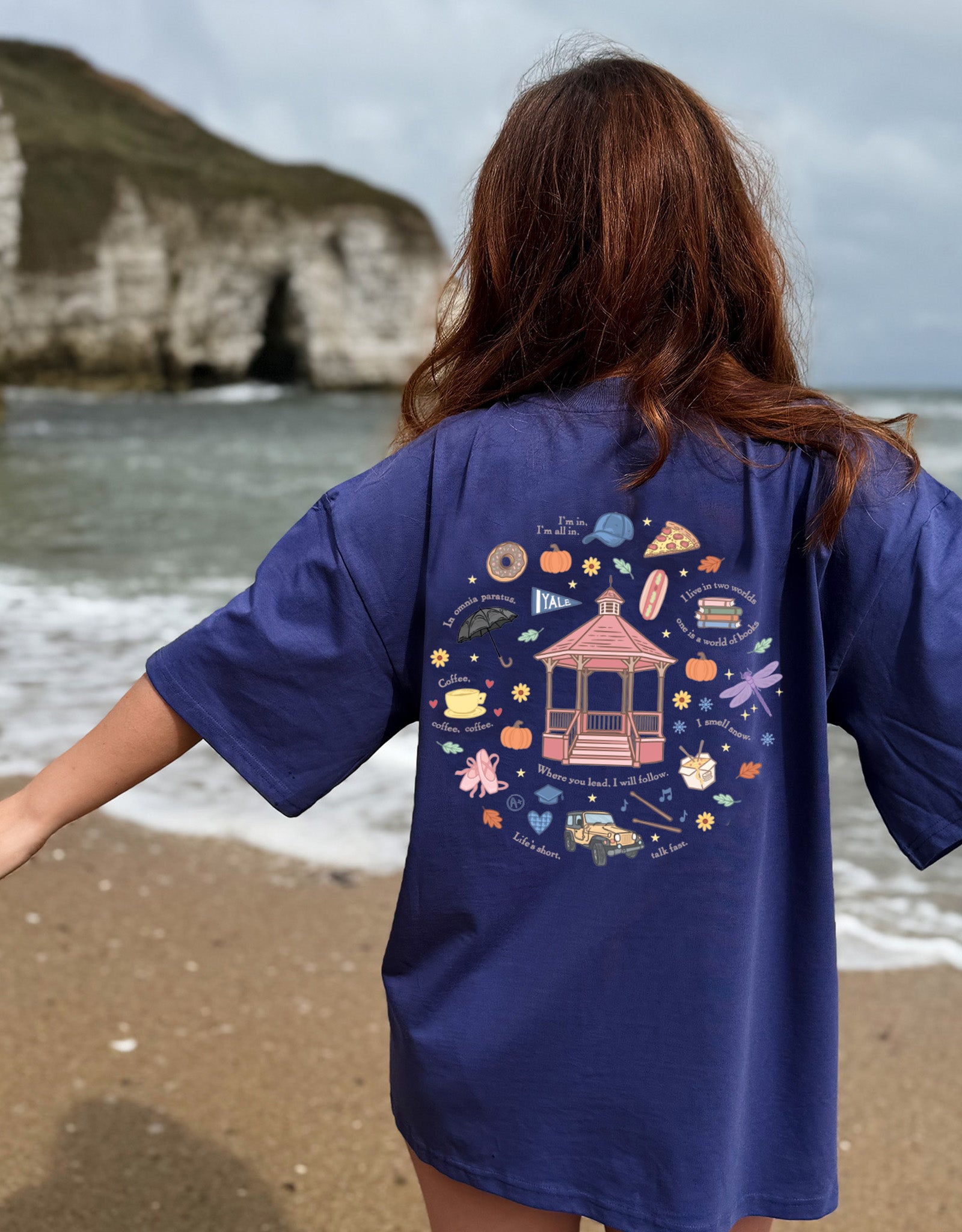 Gilmore Season Oversized Organic Cotton T-Shirt