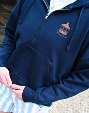 Gilmore Season Printed Boxy Organic Cotton Zip Hoodie