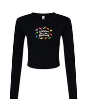 Good Chocolates Embroidered Micro Rib Long Sleeved Tee