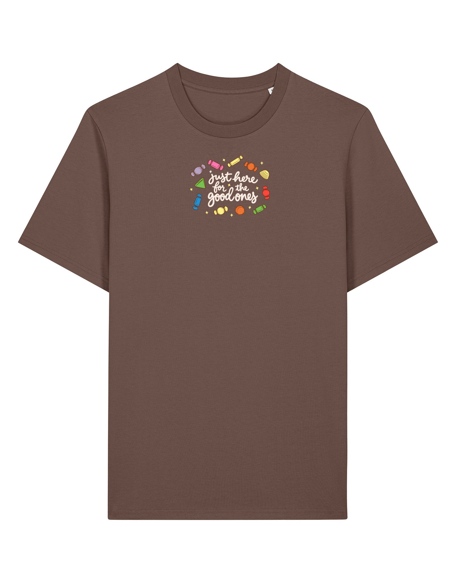 Good Chocolates Embroidered Organic Cotton T-Shirt