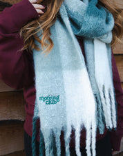 Essential Embroidered Recycled Polyester Scarf
