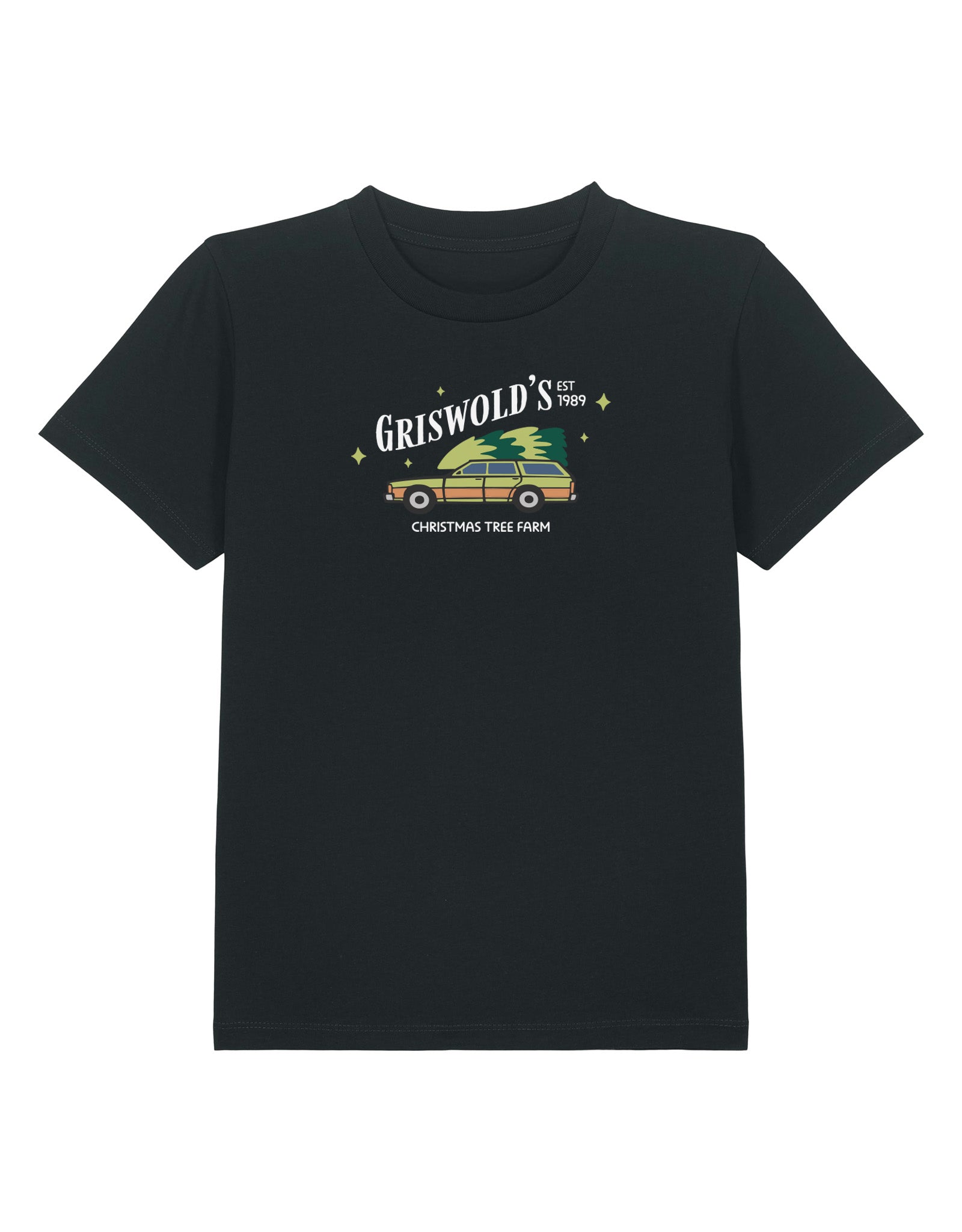 Griswolds Embroidered Organic Cotton Childrens T-Shirt