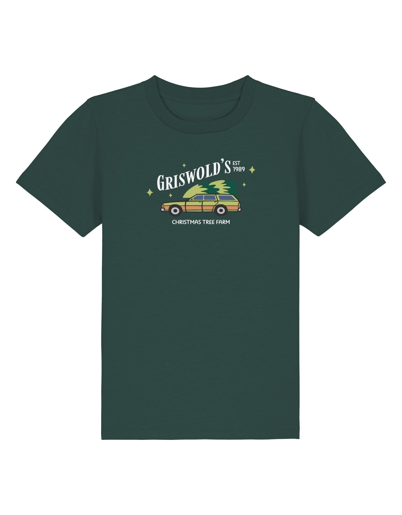 Griswolds Embroidered Organic Cotton Childrens T-Shirt