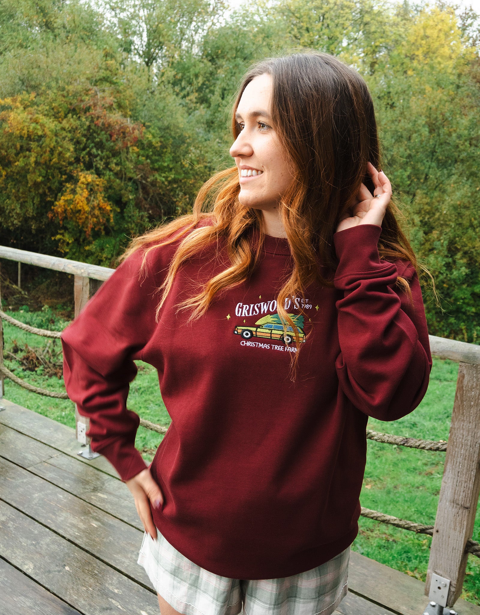 Griswolds Embroidered Organic Cotton Sweatshirt