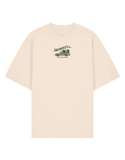 Griswolds Embroidered Oversized Organic Cotton Tee