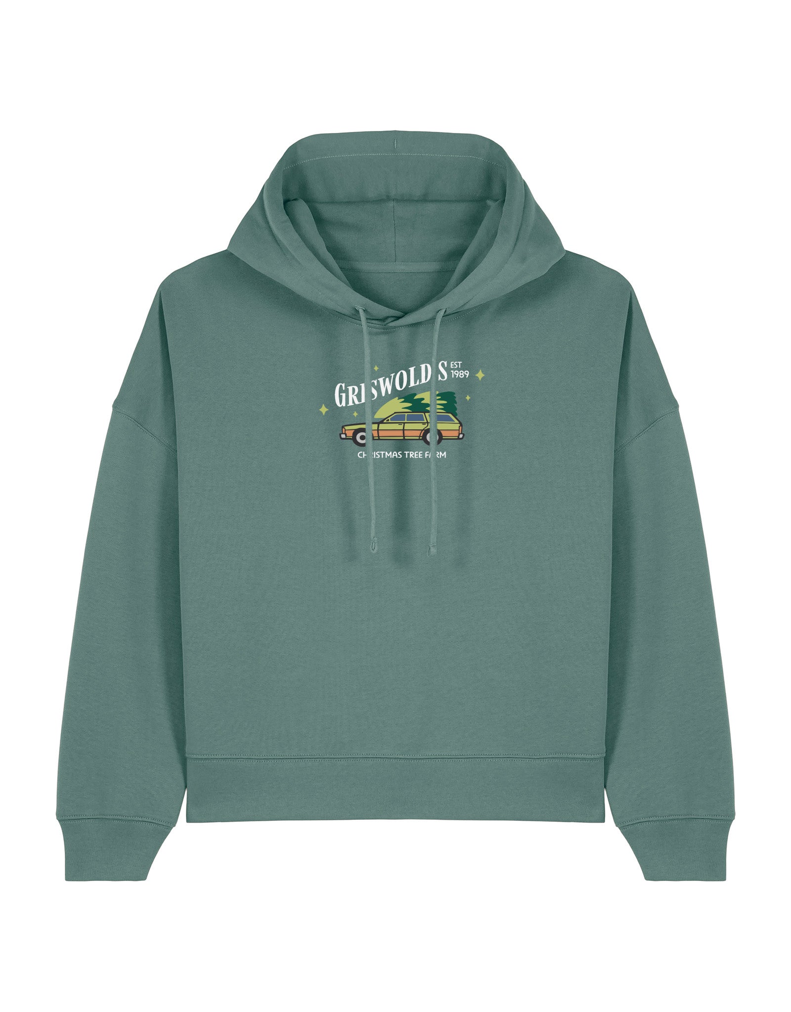Griswolds Embroidered Boxy Organic Cotton Hoodie
