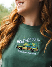 Griswolds Embroidered Organic Cotton T-Shirt