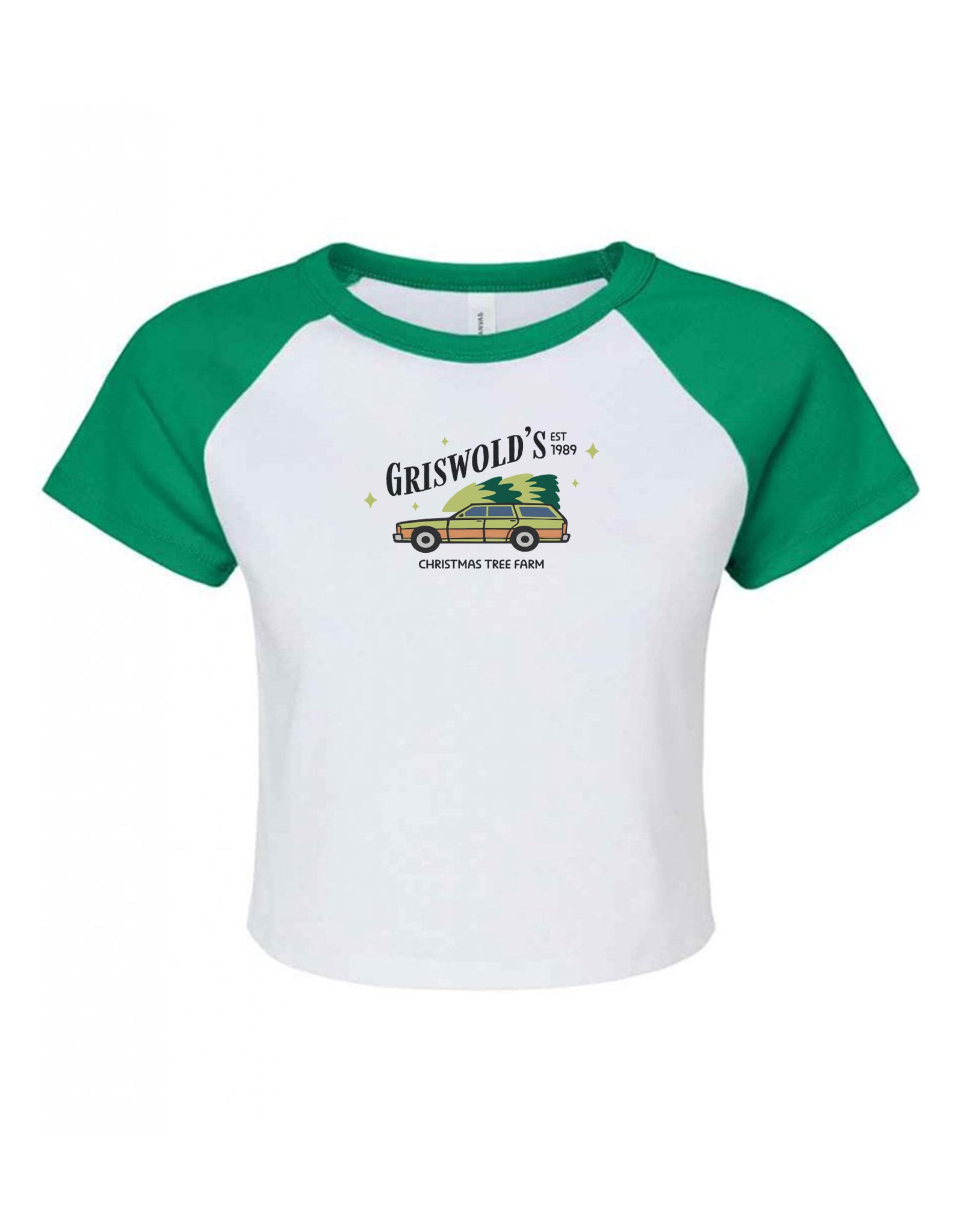 Griswolds Embroidered Micro Rib Baby Tee