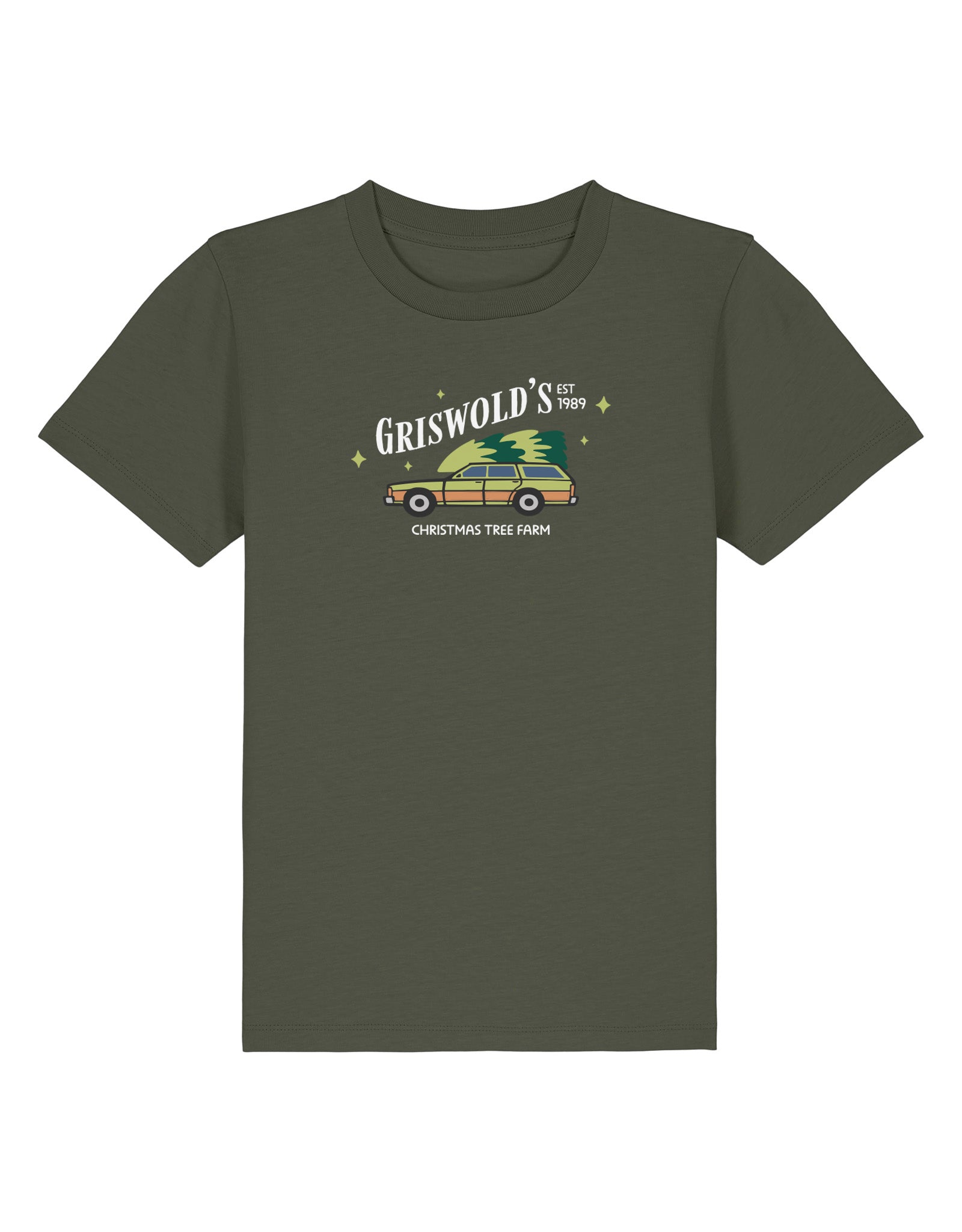 Griswolds Embroidered Organic Cotton Childrens T-Shirt