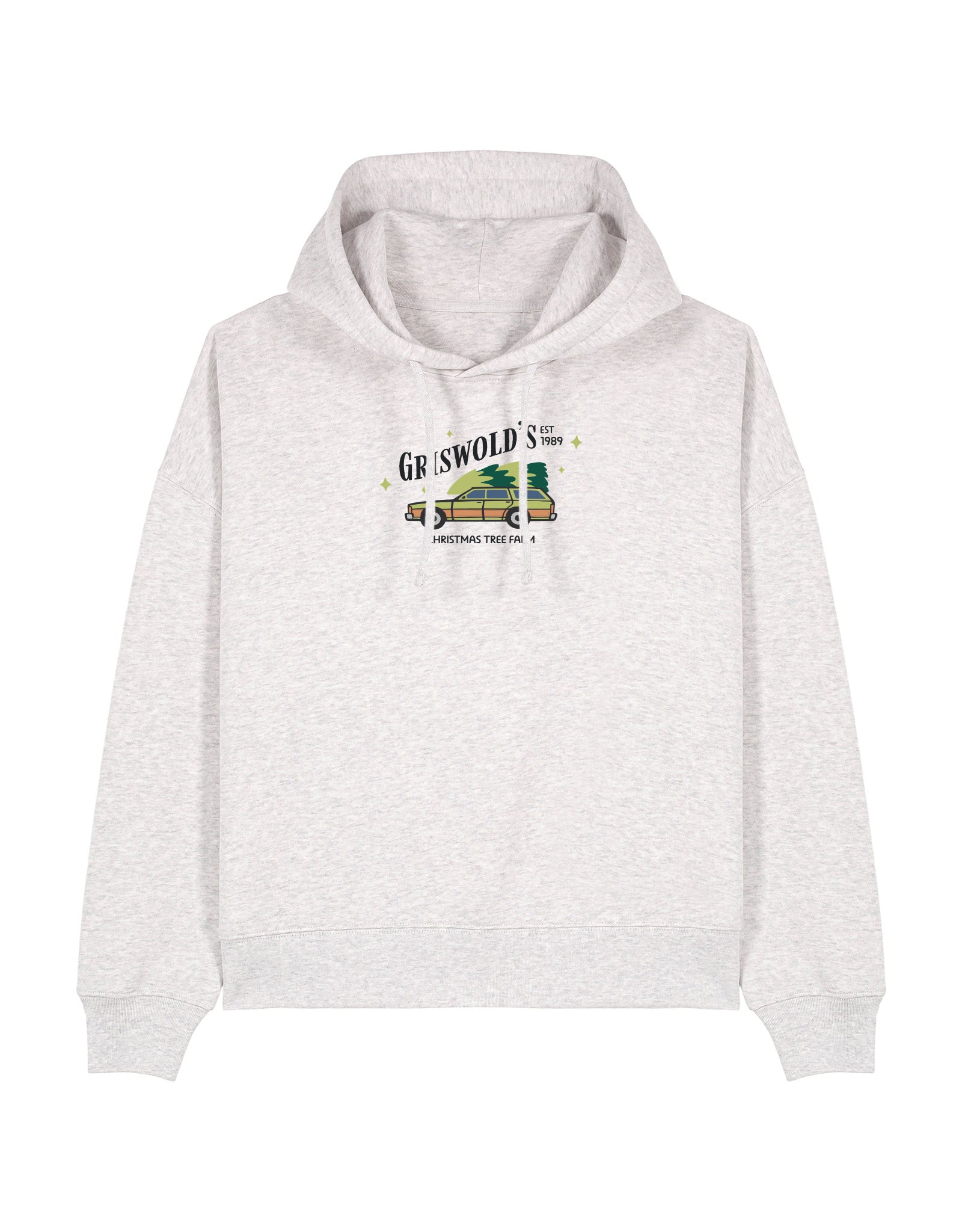 Griswolds Embroidered Boxy Organic Cotton Hoodie