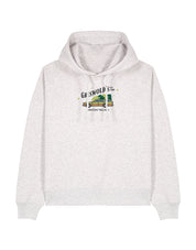 Griswolds Embroidered Boxy Organic Cotton Hoodie