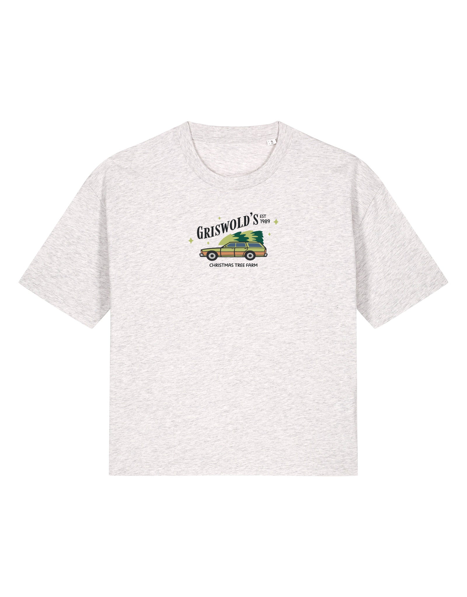 Griswolds Embroidered Boxy Organic Cotton Tee