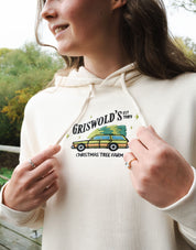 Griswolds Embroidered Boxy Organic Cotton Hoodie