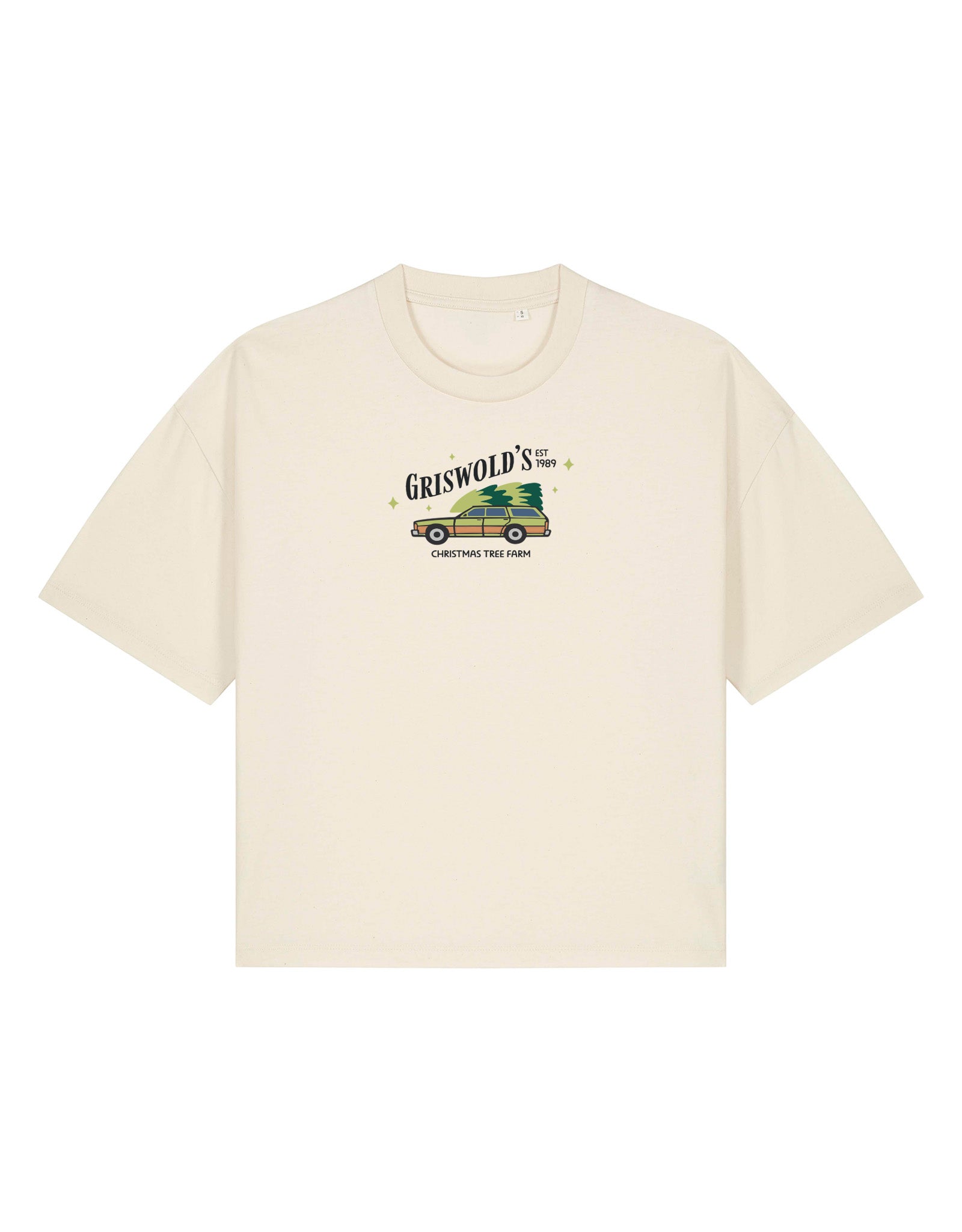 Griswolds Embroidered Boxy Organic Cotton Tee