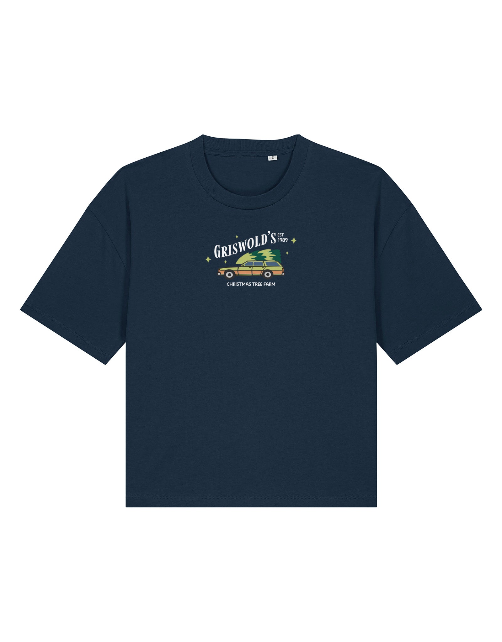 Griswolds Embroidered Boxy Organic Cotton Tee
