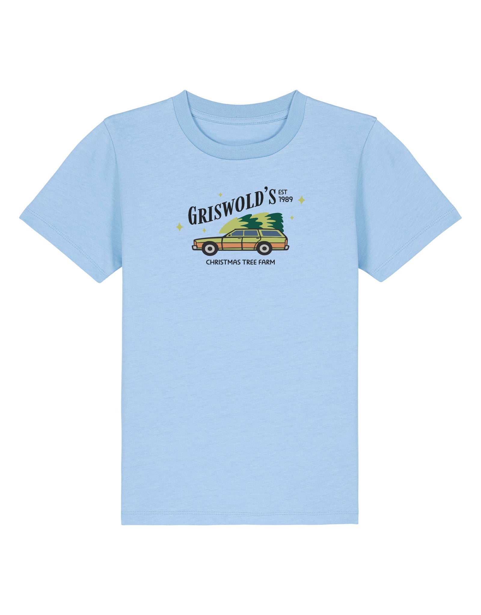 Griswolds Embroidered Organic Cotton Childrens T-Shirt