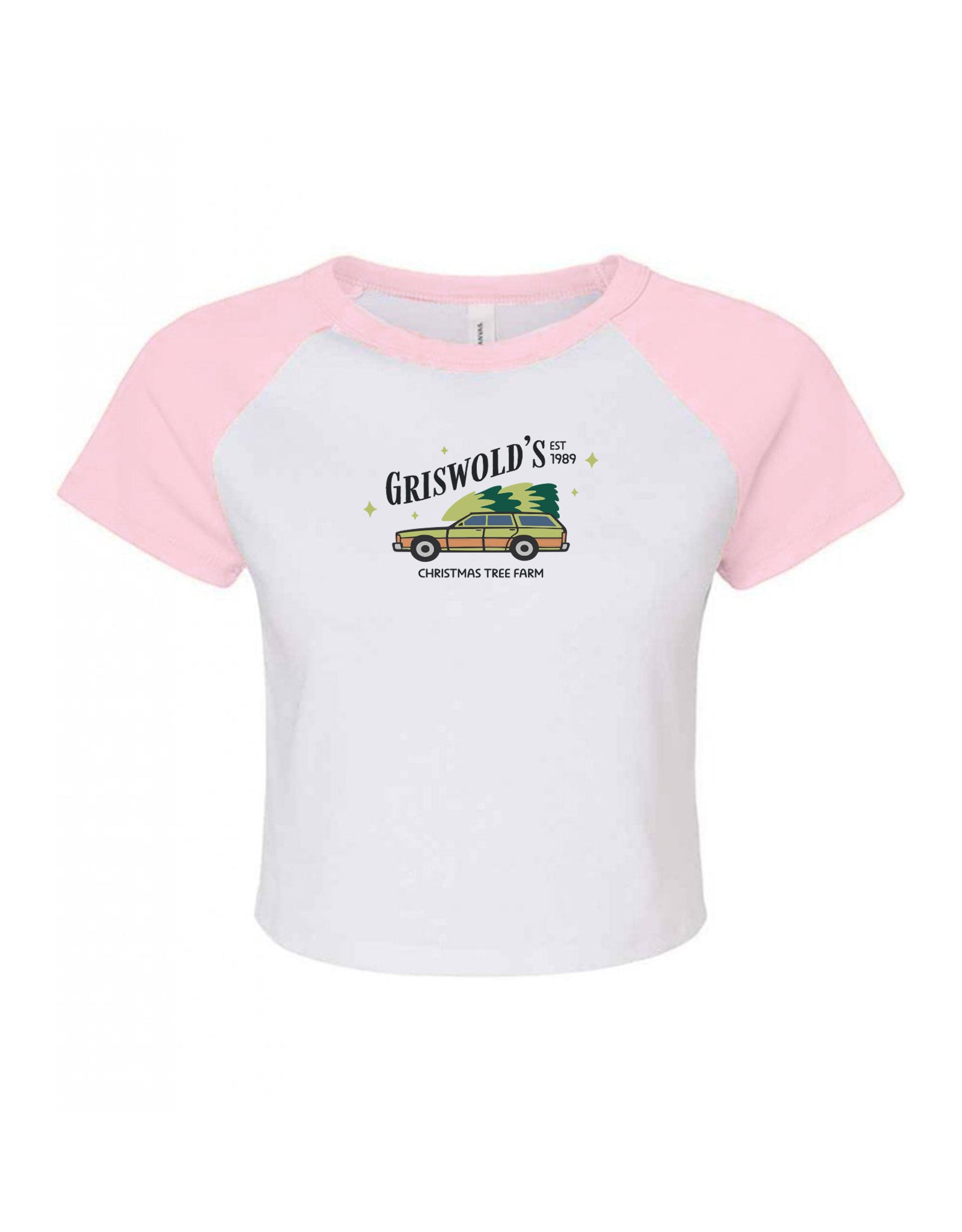 Griswolds Embroidered Micro Rib Baby Tee