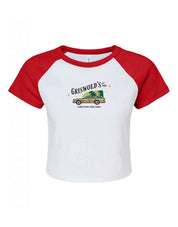 Griswolds Embroidered Micro Rib Baby Tee