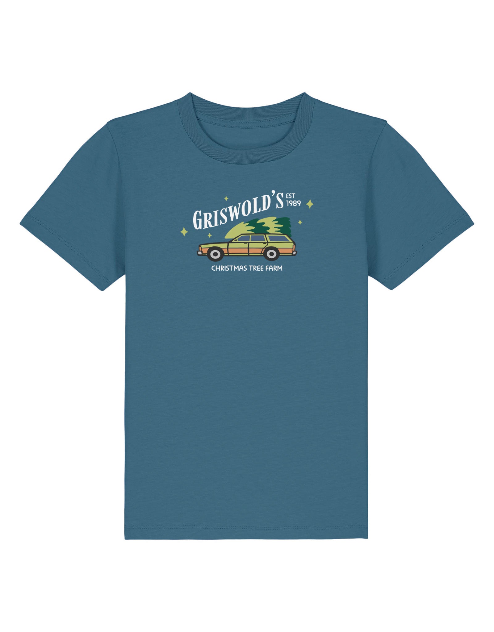 Griswolds Embroidered Organic Cotton Childrens T-Shirt