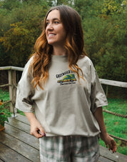 Griswolds Embroidered Oversized Organic Cotton Tee