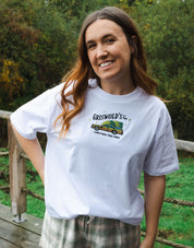 Griswolds Embroidered Boxy Organic Cotton Tee