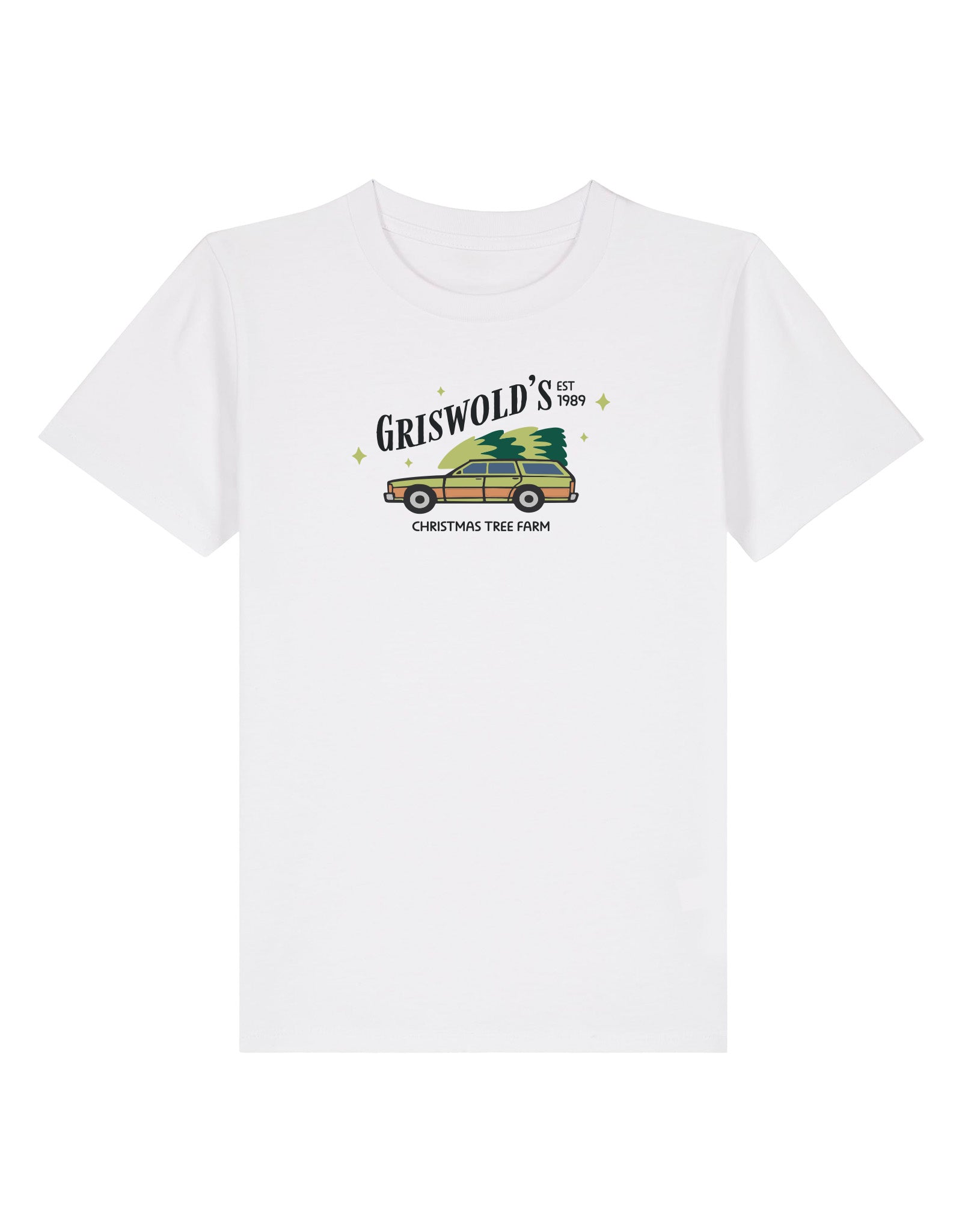 Griswolds Embroidered Organic Cotton Childrens T-Shirt