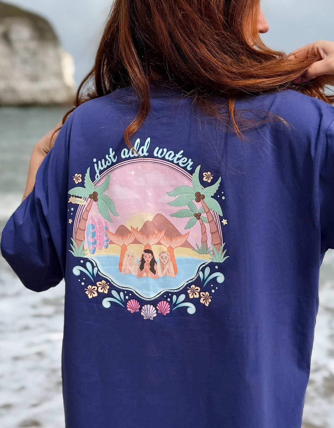 Just Add Water Oversized Organic Cotton T-Shirt