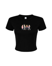 Hannah Eras Embroidered Micro Rib Baby Tee